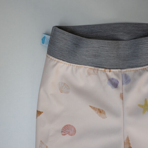 Spetter-broek-Schelpen Waterafstotende buitenspeelbroek - Schelpen