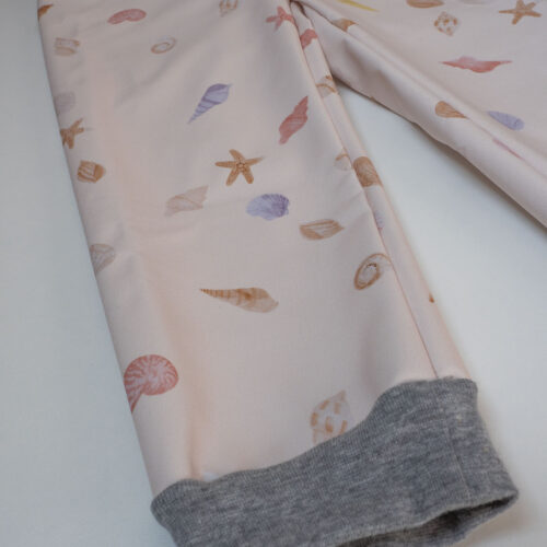 Spetter-broek-Schelpen Waterafstotende buitenspeelbroek - Schelpen