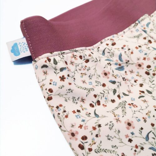 BloemenOudRoze04 Waterafstotende buitenspeelbroek - Bloemen