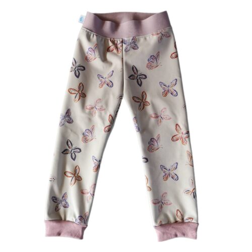 Spetter-Broek-Vlinders Waterafstotende buitenspeelbroek - Vlinders